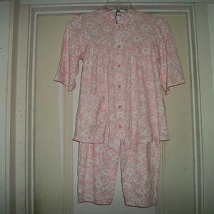 PRETTY PINK GIRLS PAJAMAS SET 6-8